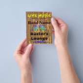 Tavern Bar Club Live Muziek 3 Flyer (Hand)