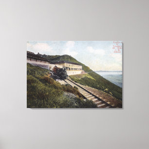 Tavern of Tamalpais Uitzicht van Mt. Diablo Canvas Afdruk