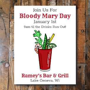 Tavern Promotie Poster voor Bloody Mary Day