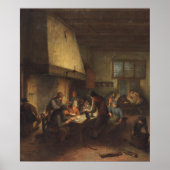 Tavern Scene - Adriaen van Ostade Fine Art Poster (Voorkant)