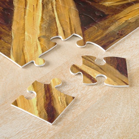 Tavern Scene, Teniers, Vlaamse Kunst Jigzaag Puzzl Legpuzzel (Zijkant)