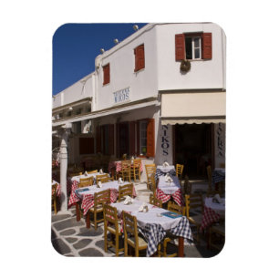 Taverna Nikos, Mykonos, Cycladen, Griekenland Magneet