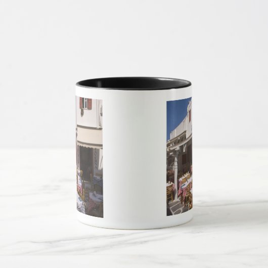 Taverna Nikos, Mykonos, Cycladen, Griekenland Mok (Midden)