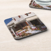 Taverna Nikos, Mykonos, Cycladen, Griekenland Onderzetter (Linkerzijde)