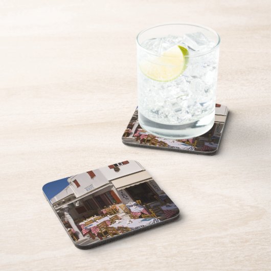 Taverna Nikos, Mykonos, Cycladen, Griekenland Onderzetter (Rechterzijde)