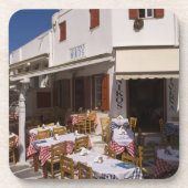 Taverna Nikos, Mykonos, Cycladen, Griekenland Onderzetter (Voorkant)