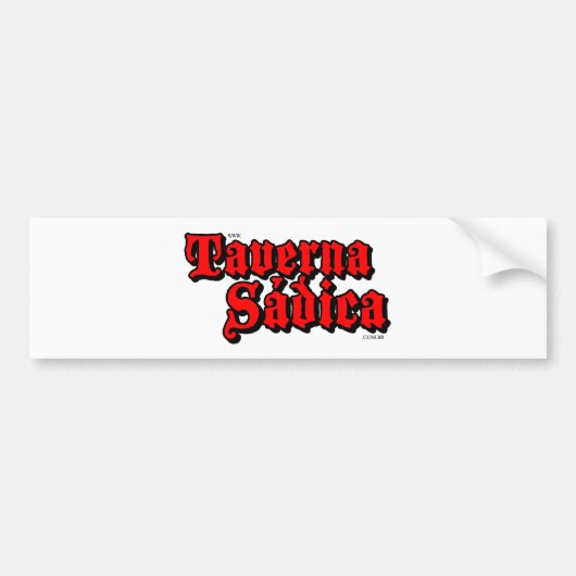 Taverna Sádica Bumpersticker (Voorkant)