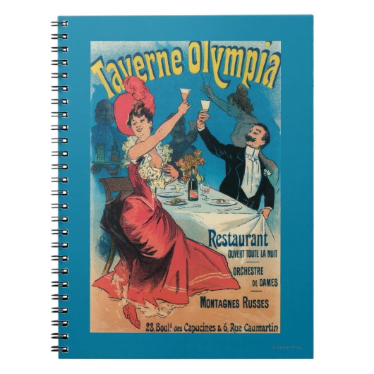 Taverne Olympia Promotional Poster Notitieboek (Voorkant)