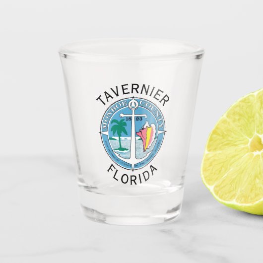 Tavernier - Florida Keys Shot Glas (Voorkant)