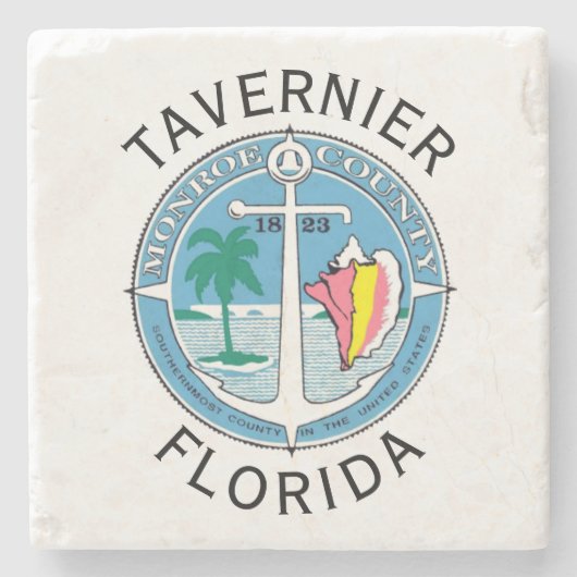 Tavernier - Florida Keys Stenen Onderzetter (Voorkant)