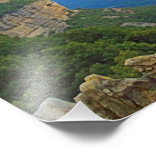 Tavertet Mountain Uitzicht Foto Afdruk (Hoek)