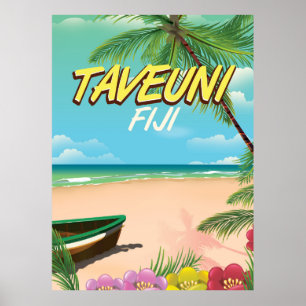 Taveuni Fiji reisposter Poster