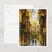 Tavira Portugal Prachtig olieverflandschap Briefkaart (Voorkant / Achterkant)