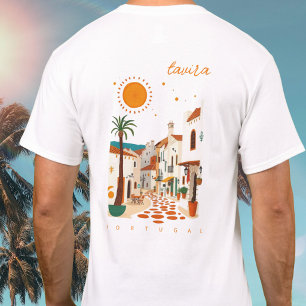 Tavira Portugal witte stad outfit kleding T-shirt