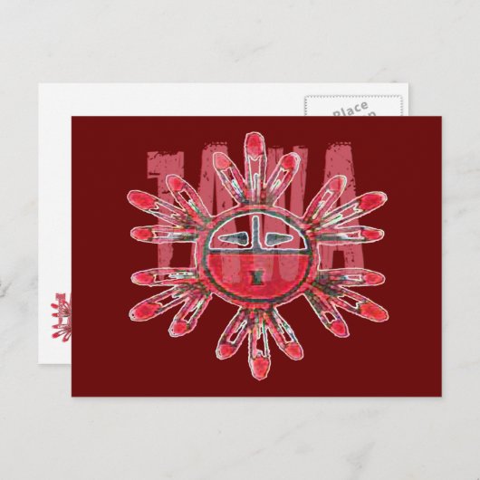 Tawa Kachina Briefkaart (Voorkant / Achterkant)