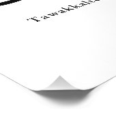 Tawakkaltu ‘Ala Allah – Arabic Thuluth Minimal Art Foto Afdruk (Hoek)