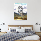 Tawakkul Islamitische Kunstprint Canvas Afdruk (Insitu (Slaapkamer))