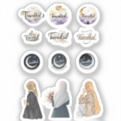 Tawakkul Islamitische Sticker Set Geloof-geïnspire (Voorkant)