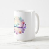 Tawakkul Pastel Kawaii Style Sticker – Islamitisch Koffiemok (Voorkant rechts)