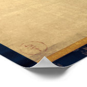 Tawaraya Sōtatsu Waterfowls in Lotus Pond Poster (Hoek)