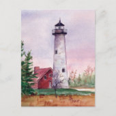 Tawas Point Light Postcard Briefkaart (Voorkant)