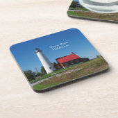 Tawas Point Lighthouder 6 plastic onderzetters (Linkerzijde)