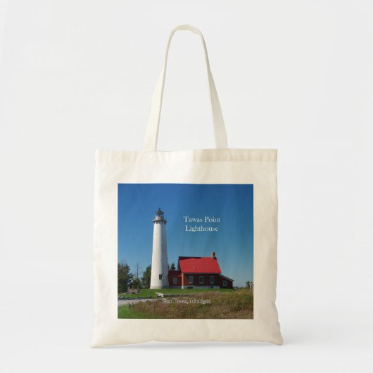 Tawas Point Lighthouse canvas tas (Voorkant)