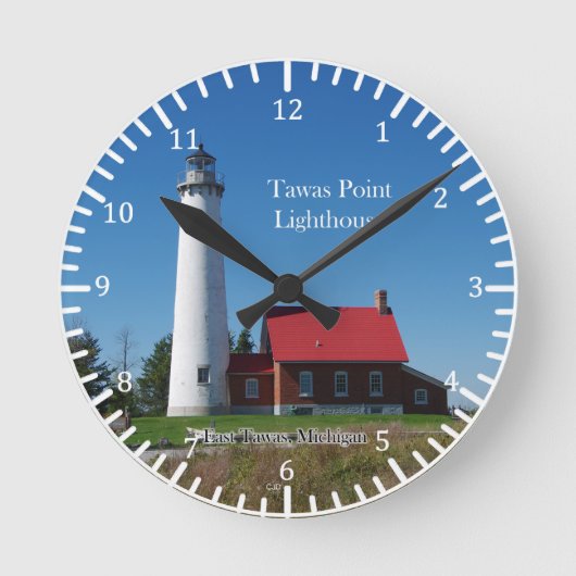 Tawas Point Lighthouse klok (Voorkant)