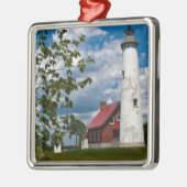 Tawas Point Lighthouse Metalen Ornament (Links)