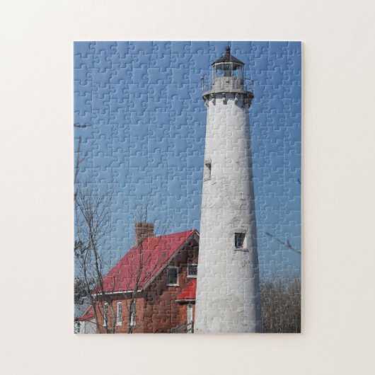 tawas Point Lighthouse puzzle Legpuzzel (Verticaal)