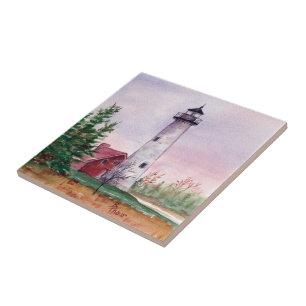 Tawas Point Lighthouse Tile Tegeltje