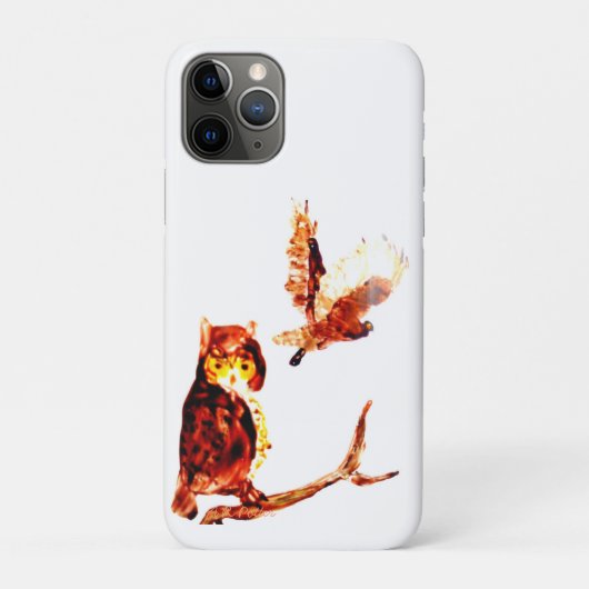 Tawny Brown Owls Art Case-Mate iPhone Case (Achterkant)