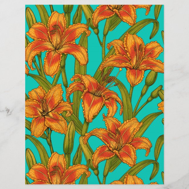 Tawny-dagbladbloemen (Voorkant)