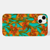 Tawny-dagbladbloemen Case-Mate iPhone Case (Achterkant (horizontaal))