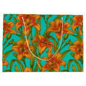 Tawny-dagbladbloemen Groot Cadeauzakje (Achterkant)