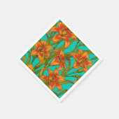 Tawny-dagbladbloemen Servet (Hoek)