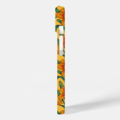 Tawny daglilbloemen, blauw en geel Case-Mate iPhone case (Achterkant / Links)