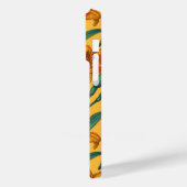 Tawny daglilbloemen, blauw en geel Case-Mate iPhone case (Achterkant / Links)