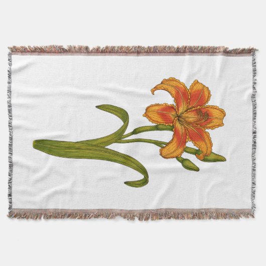 Tawny daylily deken (Voorkant)
