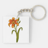 Tawny daylily sleutelhanger (Achterkant)