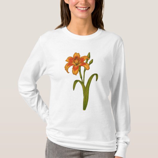 Tawny daylily t-shirt (Voorkant)
