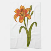 Tawny daylily theedoek (Verticaal)