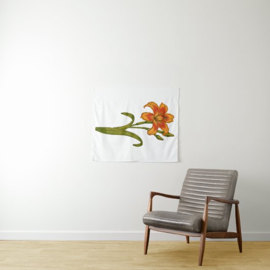 Tawny daylily wandkleed (In Situ (horizontaal))