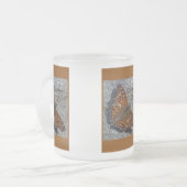 Tawny Emperor Butterfly Matglas Koffiemok (Voorkant links)