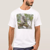 TAWNY FROGMOUTH OWL RURAL QUEENSLAND AUSTRALIË T-SHIRT (Voorkant)