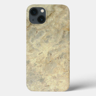 Tawny Gold gestreepte marmeren afwerking iPhone 13 Hoesje