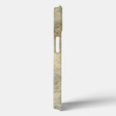 Tawny Gold gestreepte marmeren afwerking Case-Mate iPhone Case (Achterkant / Rechts)