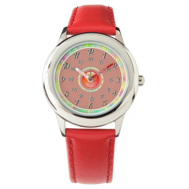 Tawny-Oranje Red Watch Horloge (Voorkant)