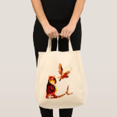 Tawny Owl Art Tote Bag (Voorkant (product))