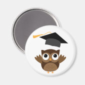 Tawny Owl die zijn gradatie Kop Magnet gooit (Voorkant / Achterkant)